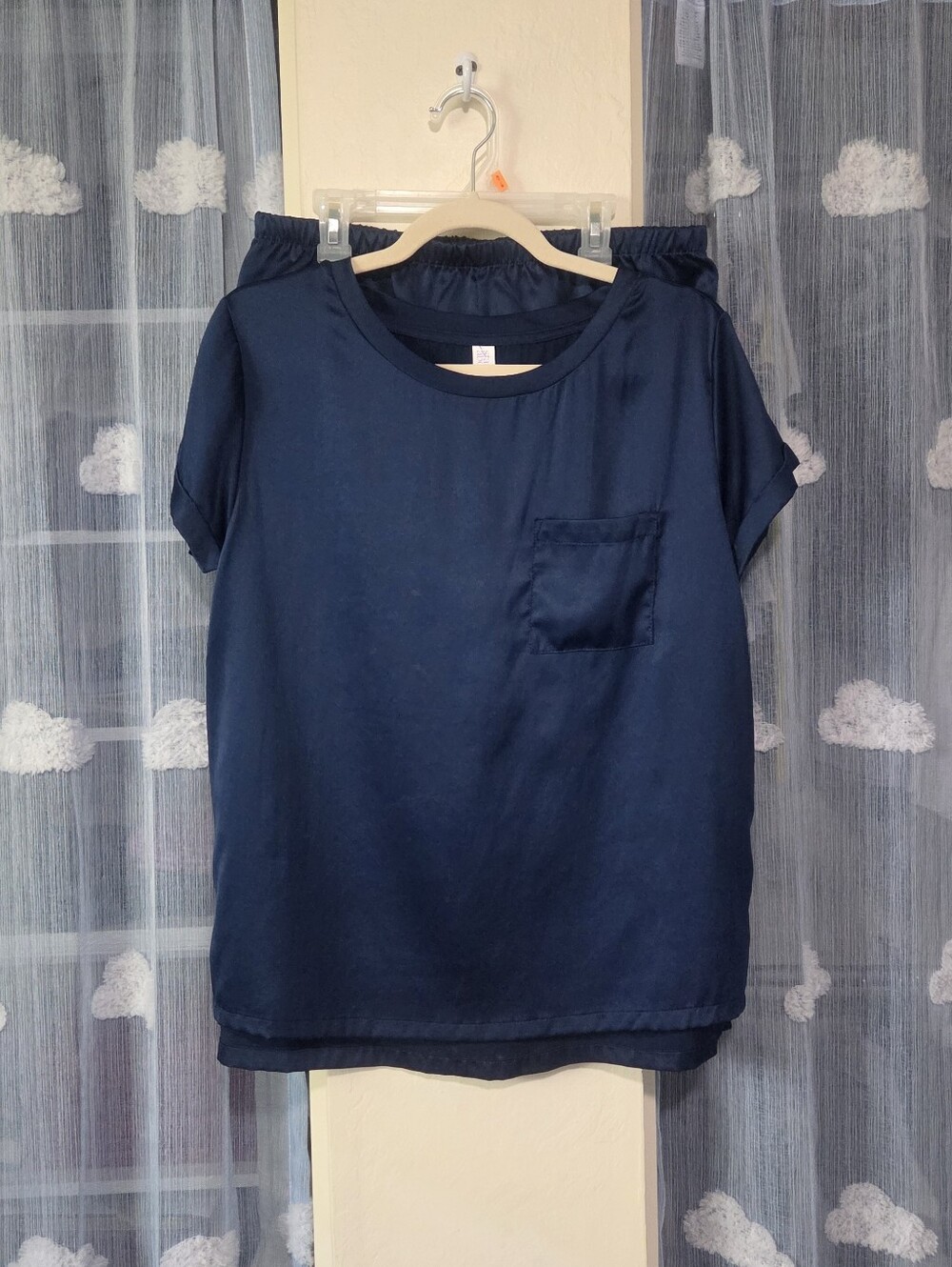 Stars Above Navy Pajama Set